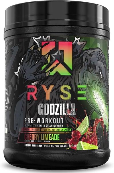 RYSE Godzilla pirms treniņa, ķiršu un laima garša – 742 g