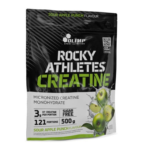 Olimp Nutrition Rocky Athletes kreatīns, skābu ābolu garša, 500 g