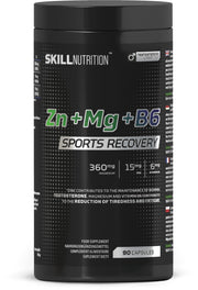 Skill Nutrition Zn + Mg + B6 sporta atjaunošanai - 90 kapsulas