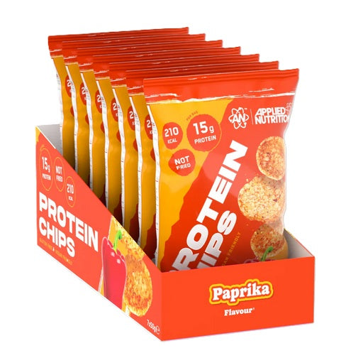 Applied Nutrition proteīna čipsi, paprika - 7 x 50 g