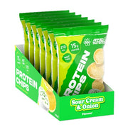 Applied Nutrition proteīna čipsi ar krējumu un sīpoliem – 7 x 50 g