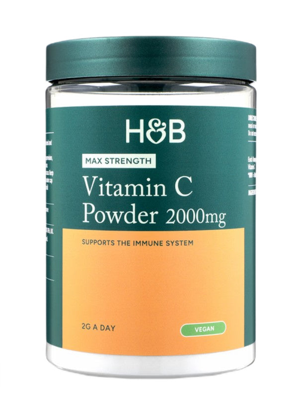 Holland & Barrett maksimālā stipruma C vitamīna pulveris, 2000 mg - 567 g