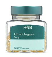 Holland & Barrett oregano eļļa, 56 mg – 90 kapsulas
