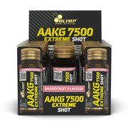 Olimp Nutrition AAKG 7500 Extreme Shot, greipfrūtu garša – 9 x 25 ml.