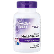 Doctor's Best multivitamīni sievietēm – 120 tabletes