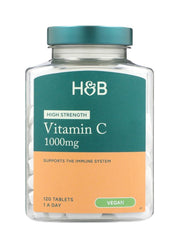 Holland & Barrett augstas koncentrācijas C vitamīns, 1000 mg – 120 tabletes