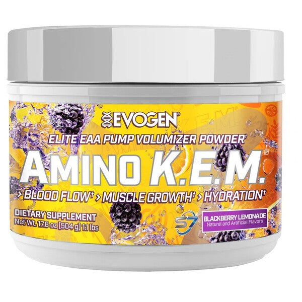 Evogen Amino K.E.M. EAA, kazeņu limonāde – 504 g