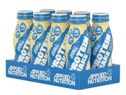 Applied Nutrition augsts olbaltumvielu kokteilis ar vaniļas saldējuma garšu - 8 x 330 ml.