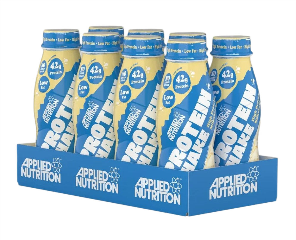 Applied Nutrition proteīna dzēriens ar vaniļas saldējuma garšu – 8 x 500 ml.
