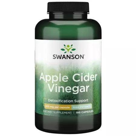 Swanson ābolu sidra etiķis, 1250 mg, stiprs – 180 kapsulas