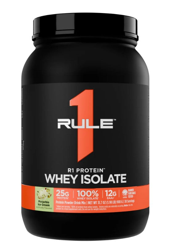 Rule One sūkalu izolāts, pistāciju saldējums – 900 g