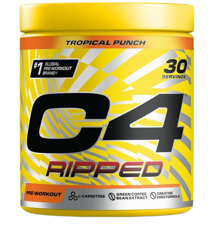 Cellucor C4 Ripped, tropiskais punšs – 189 g