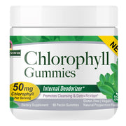 Nature's Answer hlorofila gumijas, 50 mg (dabīgā piparmētra) – 60 pektīna gumijas