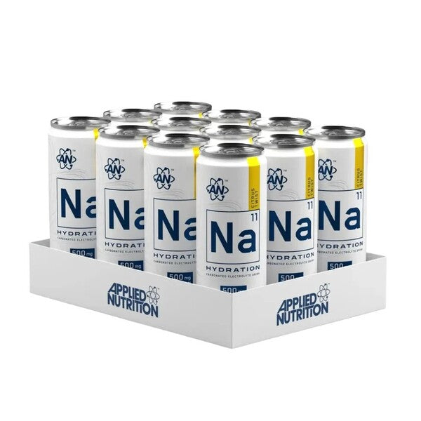 Applied Nutrition Na11 hidratācijas dzēriens, citrusaugļu garša – 12 x 330 ml.