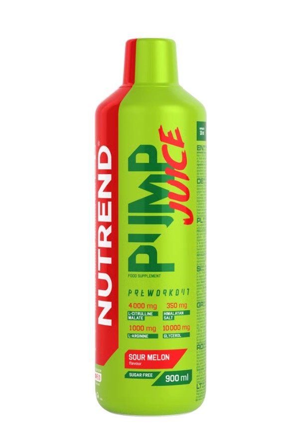 Nutrend Pump sula, skābā melones garša – 900 ml.