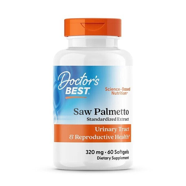 Doctor's Best standartizēts sabalpalmas ekstrakts, 320 mg – 60 kapsulas