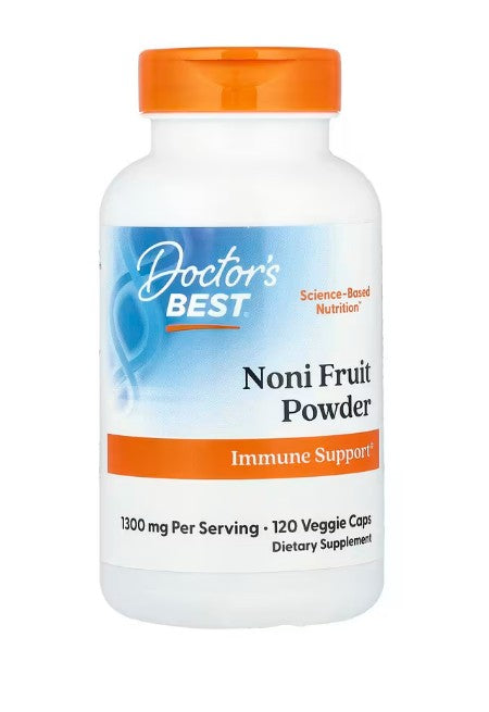 Doctor's Best noni augļu pulveris, 1300 mg – 120 kapsulas