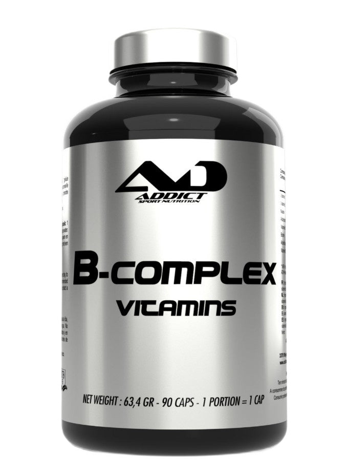 Addict Sport Nutrition B kompleksa vitamīni – 90 kapsulas