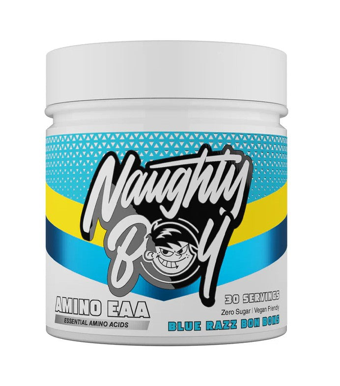 Naughty Boy aminoskābes EAA, Blue Razz kubiņi - 345 g