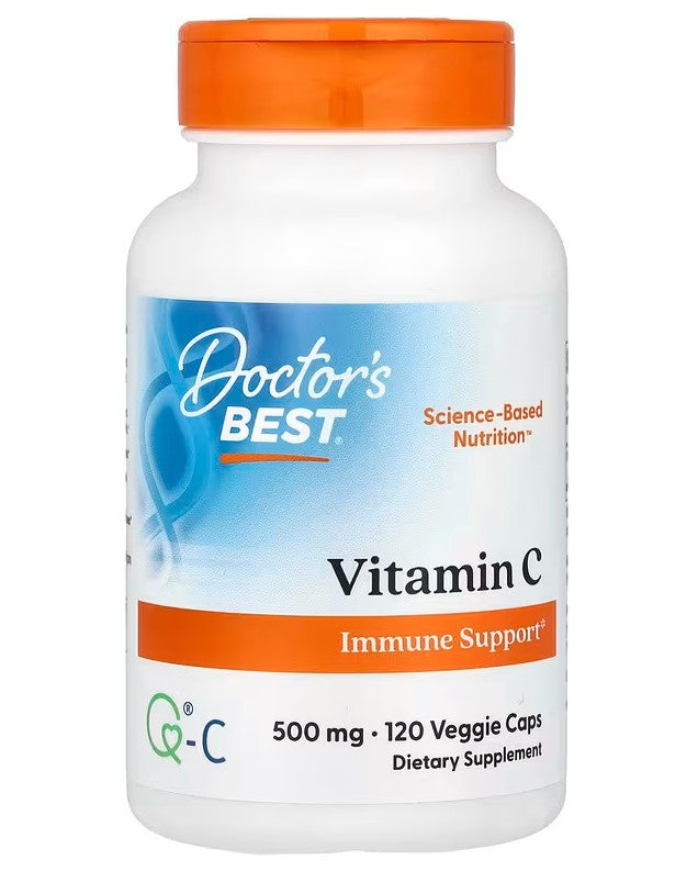 Doctor's Best Doctor's Best labākais C vitamīns, 500 mg – 120 kapsulas