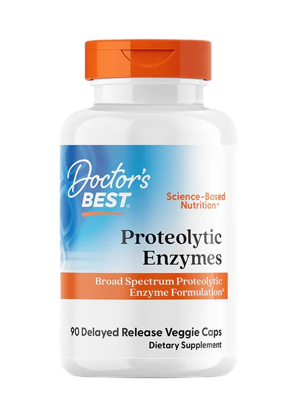 Doctor's Best Doctor's Best labākie proteolītiskie enzīmi - 90 kapsulas