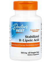 Doctor's Best stabilizētā R-liposkābe, 100 mg – 60 kapsulas