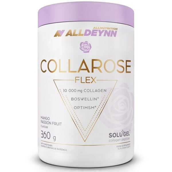 Allnutrition AllDeynn Collarose Flex, mango un pasifloru augļu garša – 360 g