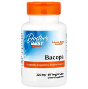 Doctor's Best bakopa, 320 mg – 60 kapsulas