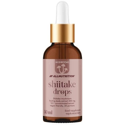 Allnutrition šitaki sēņu pilieni, 300 mg - 30 ml.