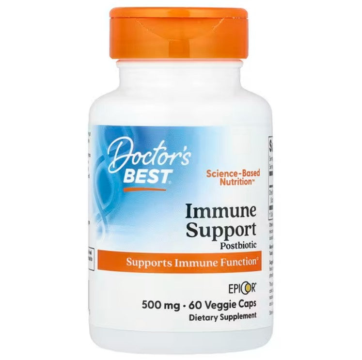 Doctor's Best imunitāti stiprinošs postbiotiķis, 500 mg — 60 kapsulas