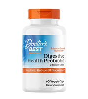 Doctor's Best gremošanas veselības probiotikas 2 miljardi ar LactoSpore – 60 kapsulas