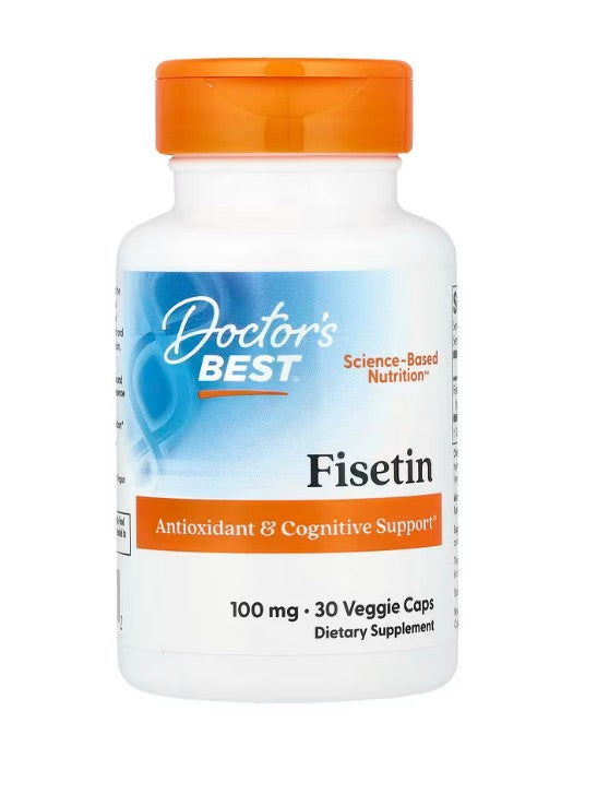 Doctor's Best fisetīns, 100 mg – 30 kapsulas