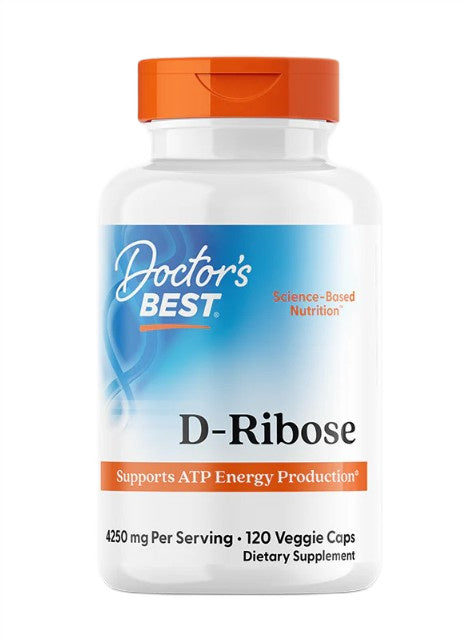 Doctor's Best D-riboze, 4250 mg – 120 kapsulas