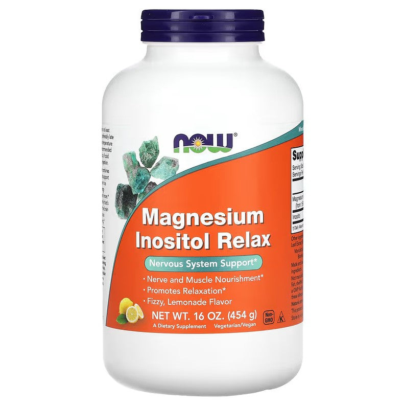 Produkto nuotrauka: NOW Foods Magnesium Inositol Relax Powder - 454 g