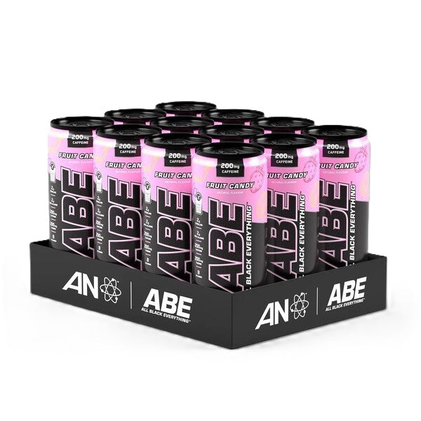 Applied Nutrition ABE Energy + Performance dzērieni, augļu konfektes – 12 x 330 ml.