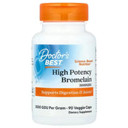 Doctor's Best augstas koncentrācijas bromelīns, 3000 GDU – 90 kapsulas