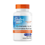 Doctor's Best hialuronskābe + hondroitīna sulfāts ar BioCell kolagēnu – 60 tabletes