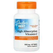 Doctor's Best Doctor's Best augsta uzsūkšanās spēja C vitamīns, 500 mg – 60 tabletes