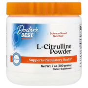 Doctor's Best L-citrulīna pulveris – 200 g