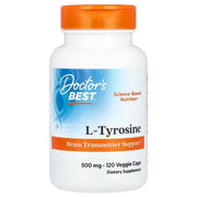 Doctor's Best L-tirozīns, 500 mg – 120 kapsulas