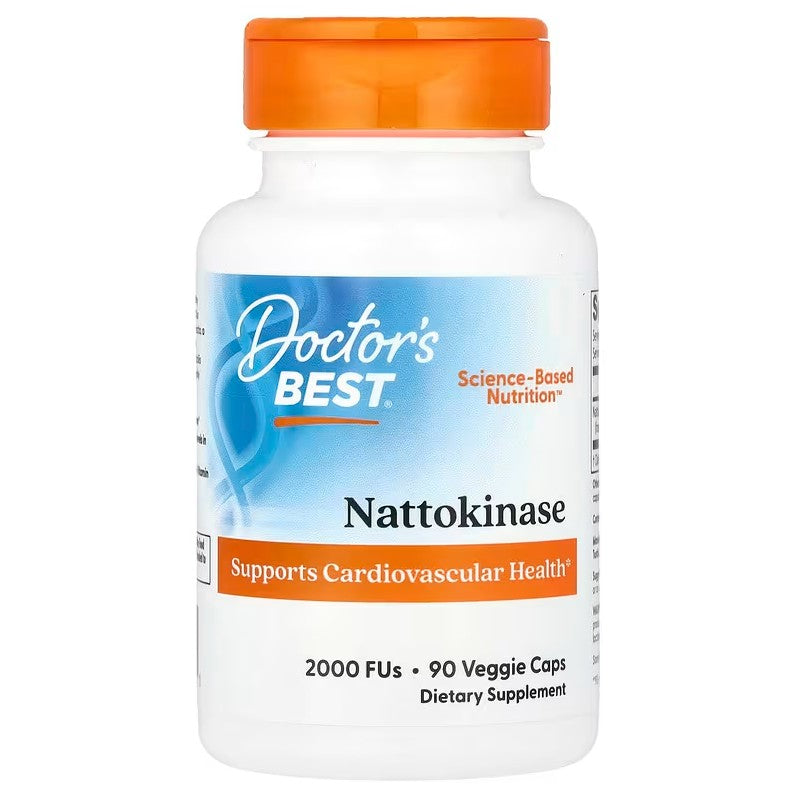 Doctor's Best nattokināze, 2000 FU – 90 kapsulas