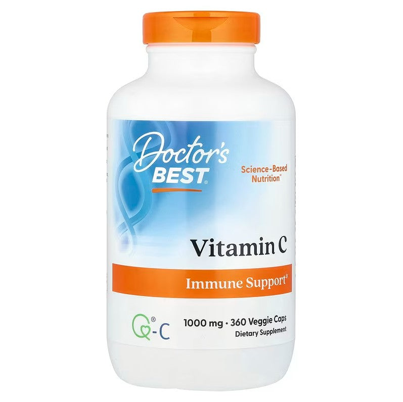 Doctor's Best Doctor's Best labākais C vitamīns ar Q-C, 1000 mg – 360 kapsulas