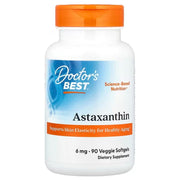 Doctor's Best astaksantīns, 6 mg – 90 veģetārās kapsulas