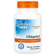 Doctor's Best ubikvinols ar kaneka, 100 mg – 60 kapsulas