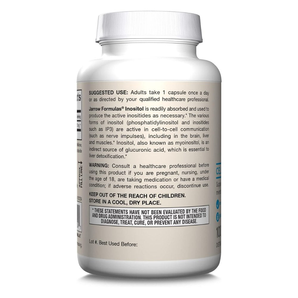 Jarrow Formulas inozīts 750 mg - 100 kapsulas