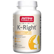 Jarrow Formulas K-Right, K vitamīna komplekss - 60 kapsulas