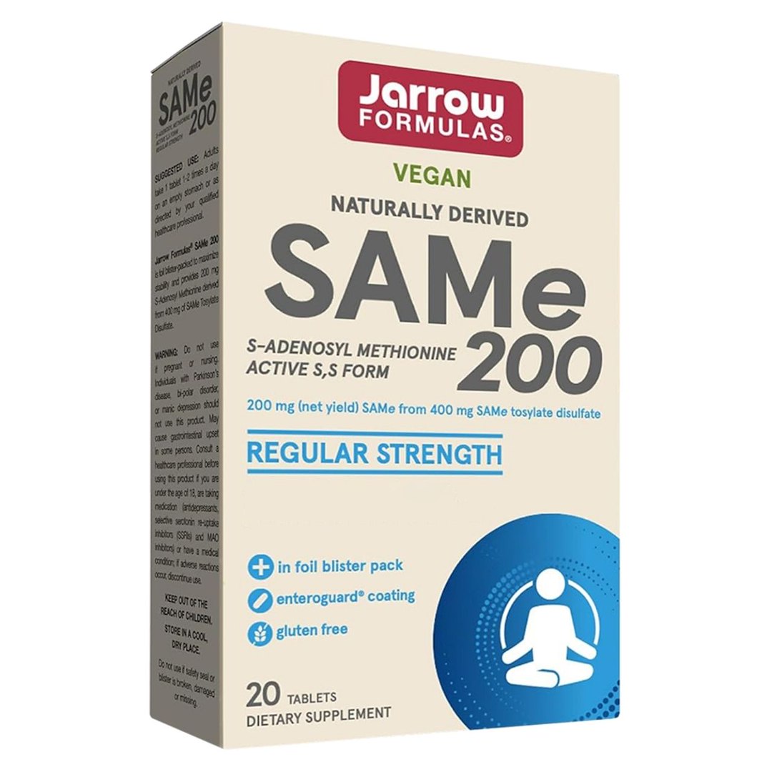 Jarrow Formulas SAMe 200 mg - 20 tabletes