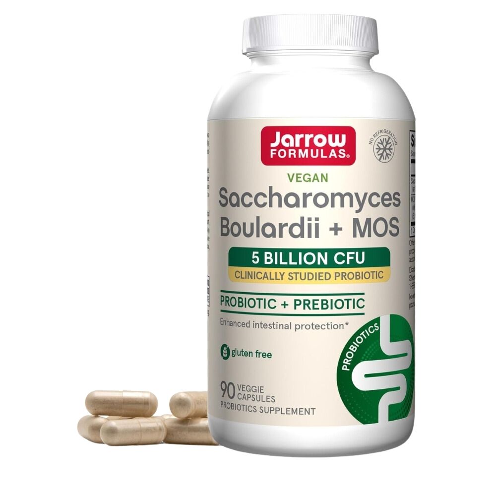 Jarrow Formulas Saccharomyces Boulardii + MOS – 90 kapsulas