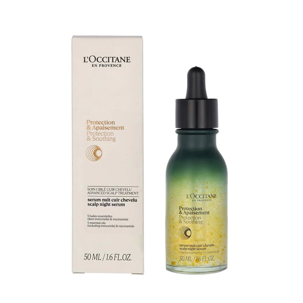 L'Occitane en Provence, aizsargājošs un nomierinošs, nenomazgājams galvas ādas serums, nomierinošs, 50 ml