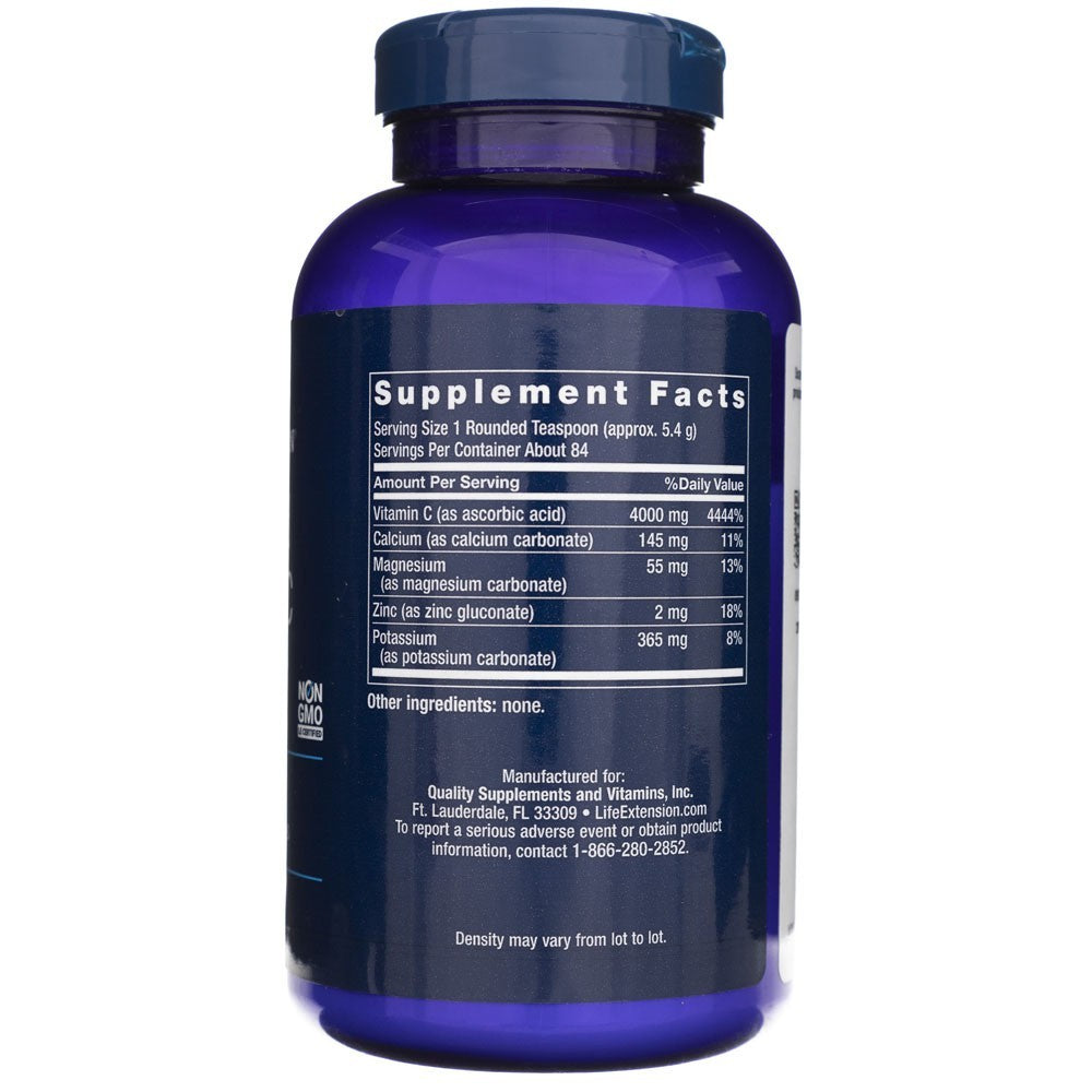 LIFE EXTENSION vitamīna C buferpulveris – 454 g